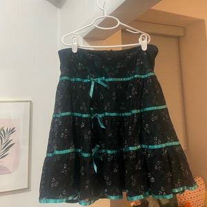Betsey Johnson A-line skirt